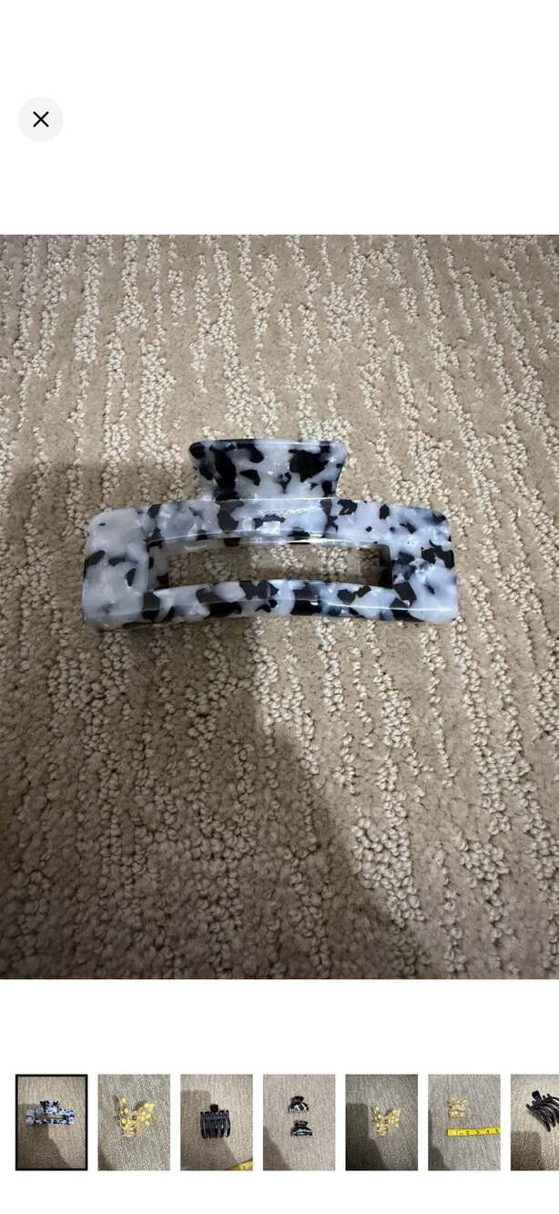 Bundle of 5 Hair Claw Clips